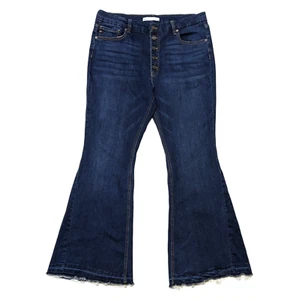 KanCan Estilo Jeans Damen 36x33 (Etikett 32) High Rise Stretch Schlaghose Hippie - Bild 1 von 11