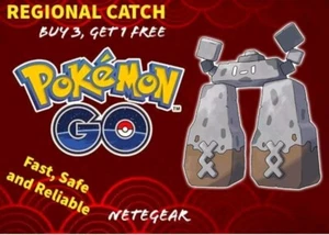 Pokemon REGIONAL STONJOURNER CATCH Go✔️ CATCH OR TRADE✔️Buy 3, Get 1 FREE✔️ - Picture 1 of 1