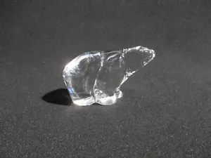 Orso Polare Figurina Animaliere Cristallo Hadeland Crystal POLAR BEAR KRISTALL - Bild 1 von 11