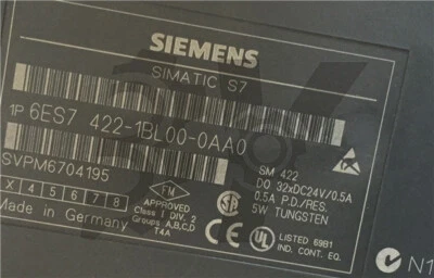 1PCS SIEMENS Output Module 6ES7 422-1BL00-0AA0 Tested Used - Image 1 of 3