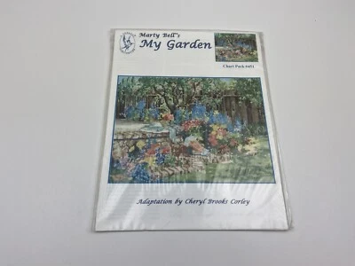 A Pegasus Publication Marty Bell’s My Garden Cross Stitch Pattern - Image 1 of 2
