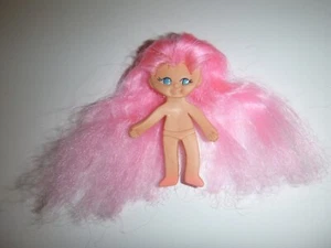 Ideal Flatsy Doll Pink Hair 2 1/2'' 1970 - Picture 1 of 5