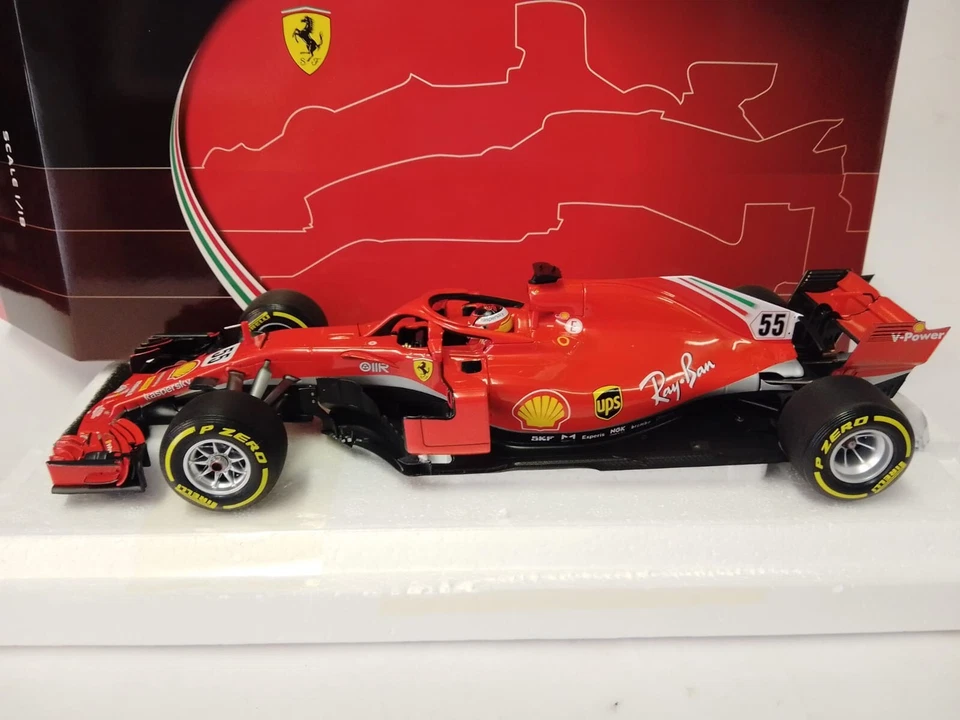 BBR Ferrari SF71H #55 Carlos Sainz Jr test Fiorano January 2021 1/18 BBR211895