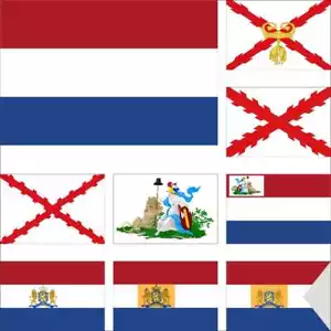 Netherlands Flag Burgundian Habsburg Spanish Batavian Republic Navy Royal Prince - Picture 1 of 12