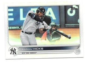2022 Topps Serie 2 Aaron Hicks Rainbow Foil - New York Yankees - #497 - Imagen 1 de 1