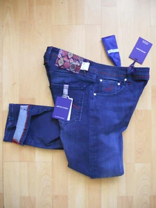 Jacob Cohen Jeans Size 32 Blue Model BARD 4106 Comf - Picture 1 of 7
