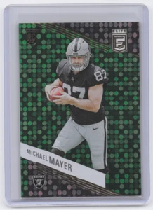2023 Donruss Elite Michael Mayers Green Disco RC Rookie Raiders #169 - Picture 1 of 2