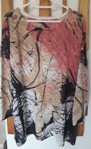 Women's Multicolor Tunic Top XL - Picture 1 of 7