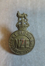 Scarce WWI New Zealand Engineers Tunneller Hat Badge.