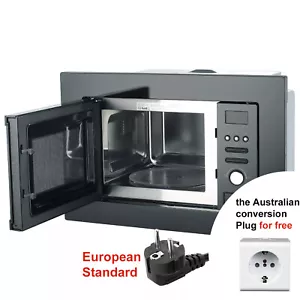 Smad 20L Built-in Microwave Oven Grill 800W Glass Turntable and 8 Auto Programs - Picture 1 of 14