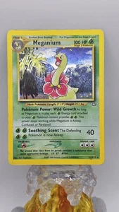 Pokemon Meganium German 11/111 Neo Genesis-Unlimited Edition Holo HP - Picture 1 of 2
