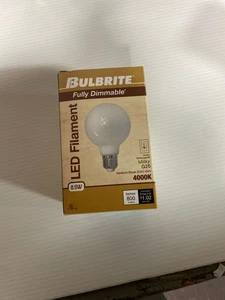 Bulbrite 776978 - LED8G25/40K/FIL/M/3 G25 Globe LED Light Bulb - Picture 1 of 3