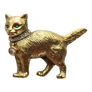 Spilla statuina vintage firmata The Metropolitan Museum of Art MMA Mao gatto gattino - Foto 1 di 14