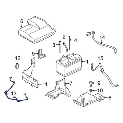 For Land Rover Range Rover Sport 2006-2009 Land Rover YTB500300 Battery Cable Foto 1 de 4