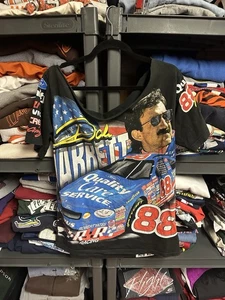Vintage 90s NASCAR Dale Jarrett Racing AOP Distressed Shirt Size Medium - Bild 1 von 2