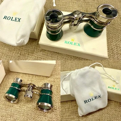💚👑🔭Rolex Green Opera Binoculars – Brand New Collectible w/ Box & Pouch 🔭👑💚 - Image 1 of 4