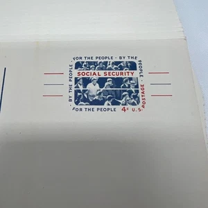 Lot of 25 US 4 Cent Postal Cards Postcards Unused 1964 Social Security - Picture 1 of 6