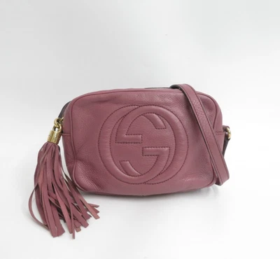 Authentic GUCCI Soho Leather Shoulder  Bag I#47114 - Image 1 of 4