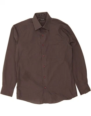 PIERRE CARDIN Mens Slim Fit Shirt Medium Grey Cotton DX79 - Image 1 of 4