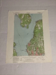 Vintage 1953 topographische Karte Edmonds Quadrangle Washington, US Army Corp Ingenieure - Bild 1 von 14