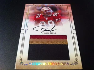 Jason Hill 2007 National Treasures Rookie 3-CLR Patch Jersey Auto /25 - Picture 1 of 1