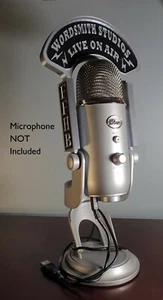 Individuelle Anrufbuchstaben - 4-seitige Flagge für Blue Yeti Pro - Sie wählen Buchstaben & Farben - Bild 1 von 7