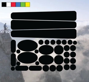 Kettenrad und Rahmen Fahrradprotektoren Kit Fahrrad Fahrrad Aufkleber Aufkleber - Bild 1 von 12