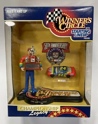 NASCAR Starting Lineup Jeff Gordon Figure & 1:64 Car Championship Legacy 1995 - Image 1 of 4