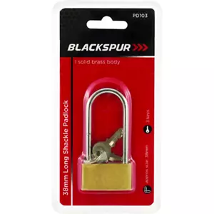Lucchetto Lungo Catena Acciaio Inox Ottone Lucchetto Ottone Lucchetto Ottone 38mm - Foto 1 di 3