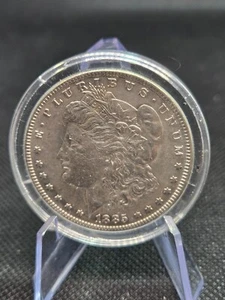 1885 Morgan Silver Dollar – AU– Philadelphia Mint – Strong Strike & Collect RARE - Picture 1 of 4
