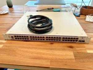 Alcatel Lucent OS6450-P48 48x PoE+ RJ45 2x SFP+ Gigabit Switch with SFP Uplink - Picture 1 of 12