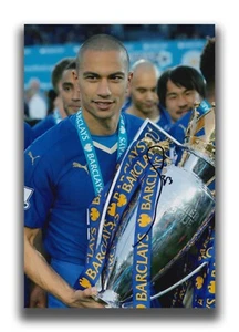GOKHAN INLER HAND SIGNED 12X8 PHOTO - LEICESTER CITY - FOOTBALL AUTOGRAPH 1. - Picture 1 of 1