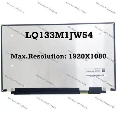 LQ133M1JW54 13,3" Neu LED LCD Bildschirm Anzeige Panel 1920X1080 IPS - Bild 1 von 2
