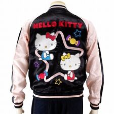 Sukajan Hello Kitty Mimmy Twin Sisters Sanrio Japan Satin Embroidery Jacket S