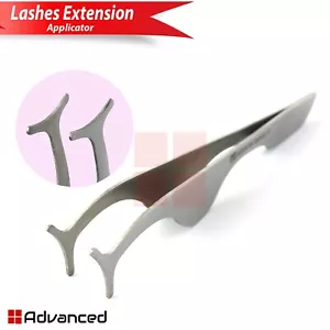 False Eyelash Tweezers Applicator Remover Clip Eye Lash Extension Aid Forceps - Picture 1 of 3