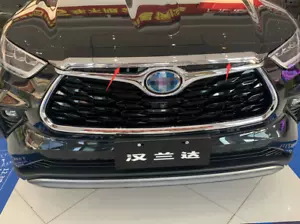 Front Hood Chrome Cover Trim For 2020-2023 Toyota Highlander Grille Garnish Lid - Picture 1 of 5