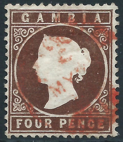 Gambia, Sc #17, 4d Used Cover