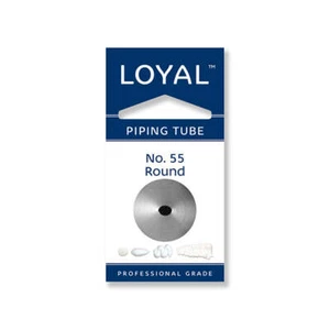 No.55 Round Loyal Standard Stainless Steel Piping Tip - Picture 1 of 1