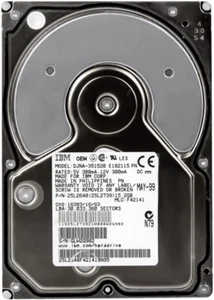 Hard Drive IBM 25L2648 DJNA-351520 15.2GB 5400U/Min 430KB Cache Ata 3.5'' Inch - Picture 1 of 3