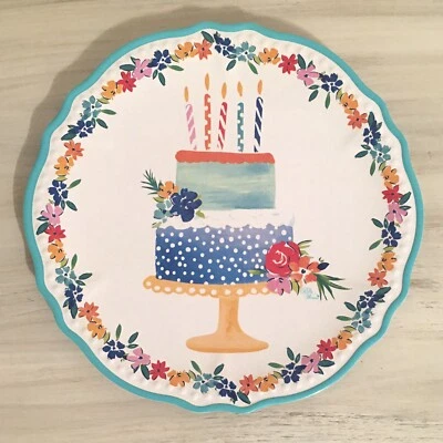 Plato redondo de 14" para pastel de cumpleaños The Pioneer Woman - sin BPA, apto para lavavajillas Foto 1 de 4