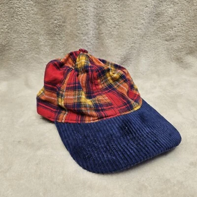 Gorra Para Hombre Pana Cuadros Rojo Azul Colorido Sombrero Retro Años 80 90  Foto 1 de 4