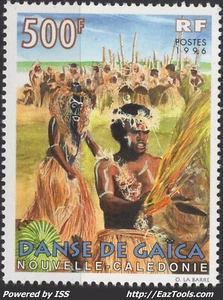 NOUVELLE CALEDONIE DANSE DE GAICA N° 721 NEUF ** SANS CHARNIERE - Picture 1 of 2