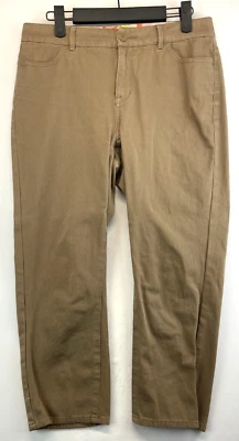 Pantalones Coldwater Creek Caqui - Mujer Talla 4 - Beige - Tiro Medio Recto (1238) Foto 1 de 4