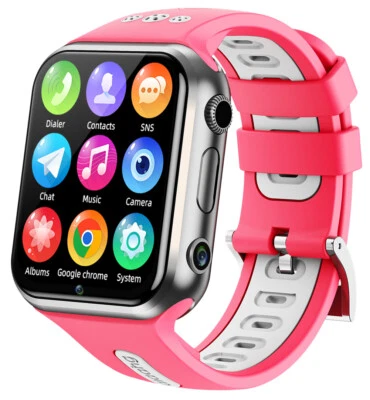 4G Kids Smart Watch Bluetooth Smartwatch Waterproof WiFi SOS Call for Boy Girl - Image 1 of 4