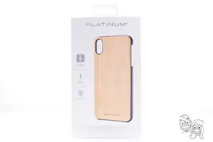 Platinum Natural Bamboo wood Case for iPhone Xs MAX (6.5in) - Bamboo - Bild 1 von 4