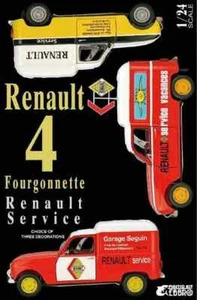Ebbro 25012 Renault 4 Fourgonnette Renault Service Kit Montaggio 1/24 - Foto 1 di 2