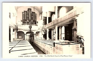 De colección Massachusetts, Christ Church of Paul Revere Fame, Boston, MA. c1930 - Imagen 1 de 3
