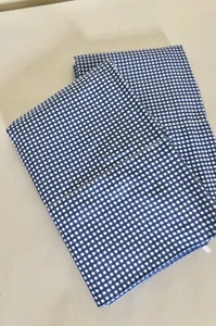 New Ralph Lauren Standard Pillowcases Small Check Blue Gingham USA Vintage 2pcs - Picture 1 of 4
