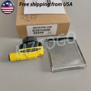NEW For BANNER ENGINEERING QS18VP6LVQ8 Photoelectric Sensor Switch - Picture 1 of 8