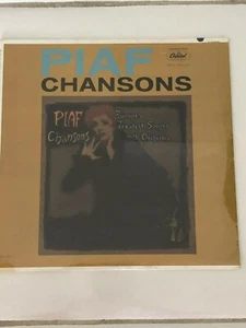 Edith Piaf LP CHANSONS Capitol 1963 Mono SEALED ORIGINAL VINYL w/Price Sticker - Picture 1 of 4